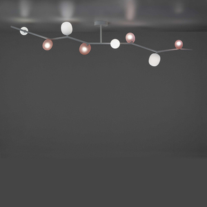 树枝树杈艺术吸顶灯后现代创意客厅长条北欧卧室服装玻璃球餐桌灯