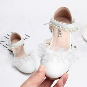 女童网红凉鞋2021秋冬季新款韩版时尚小女孩高跟公主凉鞋shoes ki