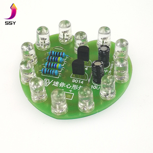 迷你心形灯电子制作diy小套件 电子元件焊接教学实验工艺实训套件