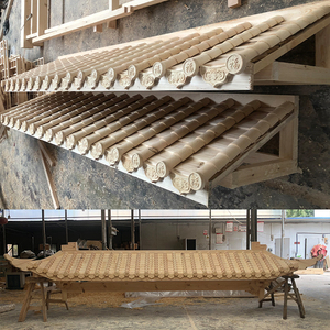 东阳木雕实木雕刻防雨门头古建屋檐门楣仿古飞檐户外遮雨棚遮阳棚