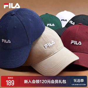 FILA 斐乐官方棒球帽情侣男女帽子运动休闲帽遮阳帽子男帽女帽