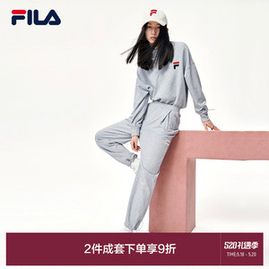 【自选套装】fila 斐乐女子运动套装 2022年春季休闲女子套头卫衣