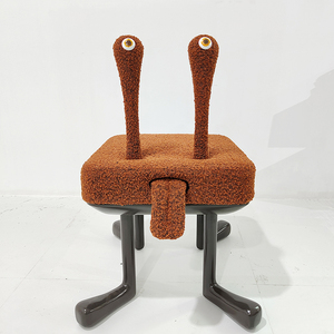 动物坐凳创意椅子儿童可爱个性客厅家用卡通造型轻奢小孩靠背座椅