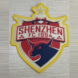 19年中超深圳 足球俱乐部佳兆业足球 刺绣 队徽