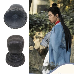 古装假发男古代假发发髻古风道士头发包汉服九公主单头戏剧表演