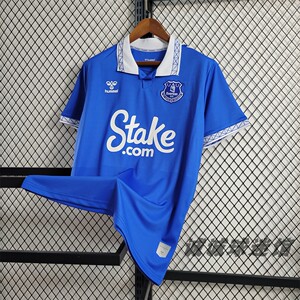 23-24英超埃弗顿主场球迷版球衣20号阿里24号j罗休闲运动足球队服