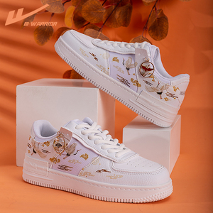 回力低帮板鞋国潮中国风仙鹤女鞋男鞋学生情侣鞋联名款运动休闲鞋