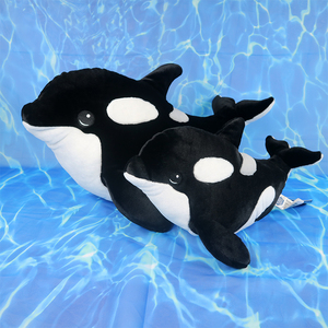 正版海洋馆海洋宝宝系列虎鲸公仔布娃娃玩偶抱枕毛绒玩具生日礼物