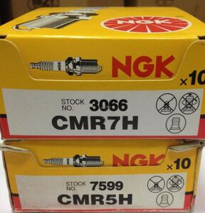 日本进口火花塞cmr7h/cmr5h模型遥控飞机小松二冲50cc航模汽油机