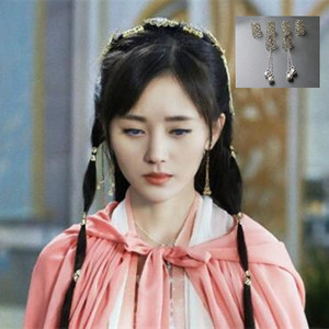 九州天空城易茯苓关晓彤同款流苏发夹古装汉服配饰小发扣古装饰品