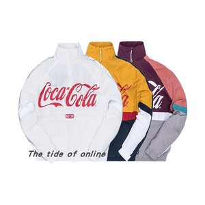 kith cocacola nylon jacket 联名可口可乐 冲锋衣外套 男女夹克
