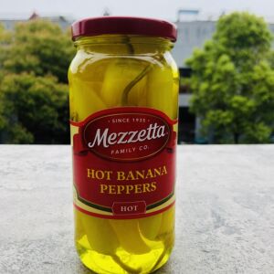 mezzetta hot banana pepper美国美瑞嗒香蕉型辣椒473ml