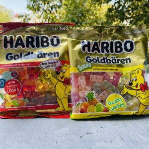 haribo哈瑞宝 小熊软质水果味软糖 175g 德国进口 _ haribo goldbaren