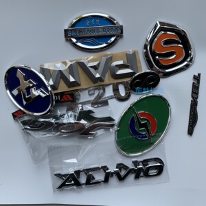 定做汽车车标abs注塑镀铬车尾标签金属质感3d立体电动车塑料标