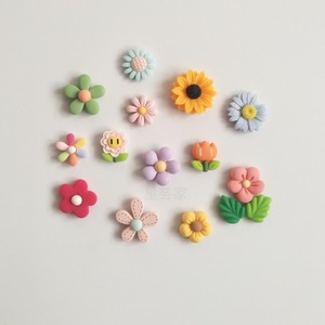 包邮糖果花朵树叶磨砂树脂冰箱贴创意磁铁韩国立体磁贴卡通磁