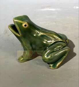 陶瓷工艺品石湾公仔家居装饰品礼品摆件假山盆景鱼缸小青蛙促销