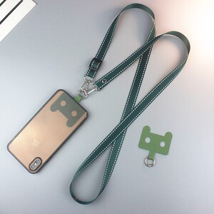 手机夹链子斜挎手挂绳网红斜背带子加长手机链结实夹片防丢绳女款