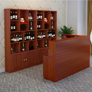 饭店酒柜餐馆收银吧台组合酒店前台接待台餐厅酒水展示柜酒架简约