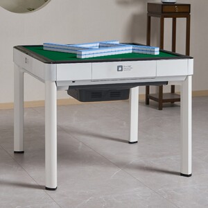 国友全自动麻将机过山车超薄折叠家用电动静音桌面智能餐桌两用机