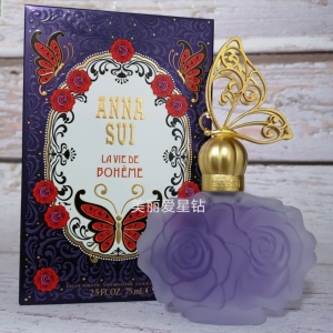 anna sui安娜苏波西米亚/紫蝶恋/蝴蝶/蝶之恋女士香水50ml75ml