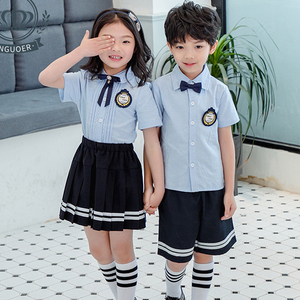 校服套装学院风韩国校园儿童女小学生幼儿园园服班服高中学生夏款