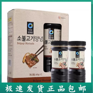 山姆韩国进口清净园牛肉烤肉酱840g烧酱汁烤牛排烧烤酱原料