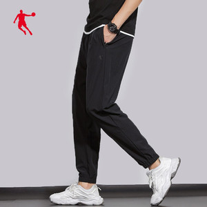 乔丹运动裤男梭织长裤男裤休闲裤男款速干裤官方旗舰正品男士裤子