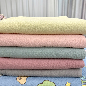 四季通用的素色纯棉床盖双面全棉绗缝床单夏凉被踏踏米夹棉铺盖垫