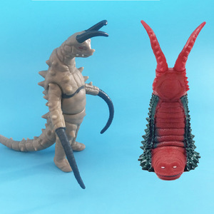 古敦怪兽软胶人偶 双尾怪 古墩 儿童玩具套装 男孩玩偶小号公仔