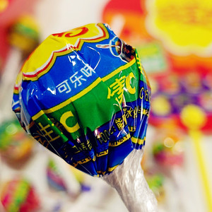 包邮珍宝珠硬糖棒棒糖可乐味30支散装添vc糖果允乐无穷自在好滋味