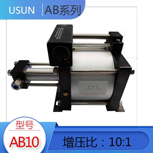 压缩空气增压器 高压空气压力测试泵高压打压10倍最大80公斤AB10