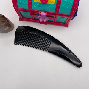 天然牛角梳子正品黑牦牛角防脱发防静电大号按摩刮痧保健梳角筒梳