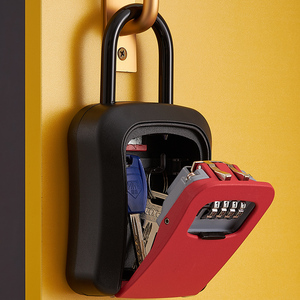 挂锁钥匙盒密码锁家用民宿免安装猫眼锁防盗门盒子装修钥匙密码盒