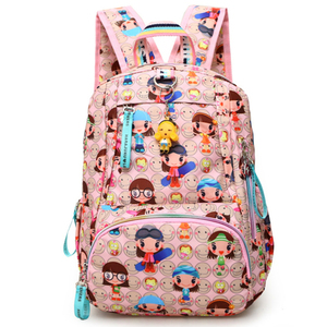 日本卡通娃娃儿童书包幼儿园小学生1-4年级女童女孩子出游双背包