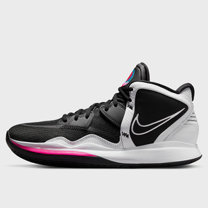 耐克男鞋kyire 8 欧文8代 黑白粉太极缓震实战篮球鞋dc9134-003