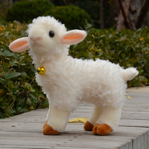 可爱仿真小绵羊毛绒玩具小羊咩咩玩偶萌宠羊羊公仔儿童女生生日礼