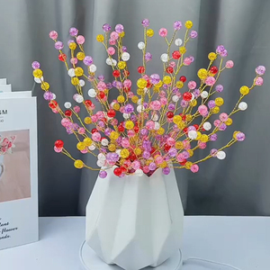 碎花珠材料包套餐爆花珠手工满天星串珠网红亚克力散珠diy珠子斤