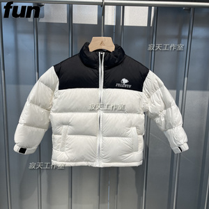 Fun童装立领羽绒服23年冬季新款儿童史努比拼色卡通亲子FDW734ADW