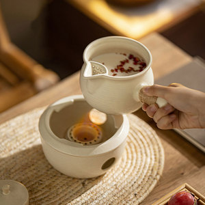 围炉煮茶罐罐茶煮茶器具可干烧烤奶茶壶家用室内酒精灯烤茶罐套装