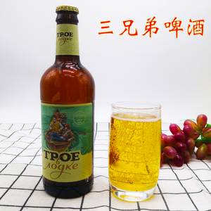 俄罗斯原装进口三兄弟啤酒大麦芽精酿夏日清爽烧烤聚会500ml包装