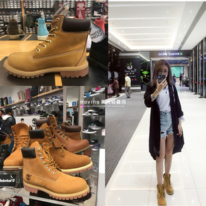 美国代购timberland添柏岚经典大黄靴10361女鞋男鞋10061防水靴现