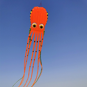 15米软体章鱼 潍坊荔华软体风筝 大型风筝 软体无骨架好放飞