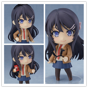 动漫模型手办现货 q版粘土人gsc系列 青春猪头少年 樱岛麻衣#1124