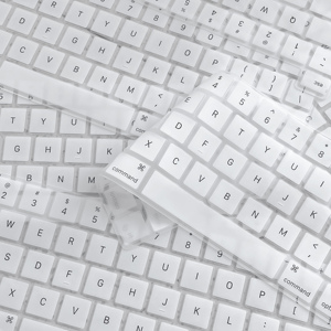 白色、MacBook 苹果电脑美版键盘膜防尘套笔记本电脑硅胶全覆盖