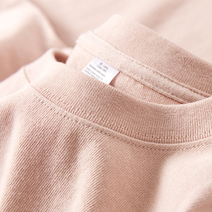 k先生非饱和潮流色藕粉色短袖t恤纯棉宽松基础纯色圆领情侣打底衫