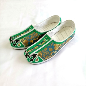 汉服鞋云履云头古装夫子履怀旧朱红绿履配明制道袍婚礼汉服复古鞋