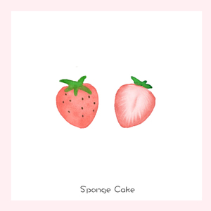 [sponge cake]原创纹身贴纸防水持久软妹可爱少女小草莓水果e055