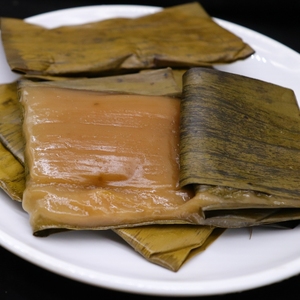 云南文山富宁壮族褡裢粑纯手工泼水粑粑叶儿粑芭蕉叶糯食1份5个装