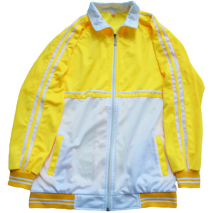 贵州贵阳市南明区某重点小学 金光绒面料黄色运动服 无校徽校服