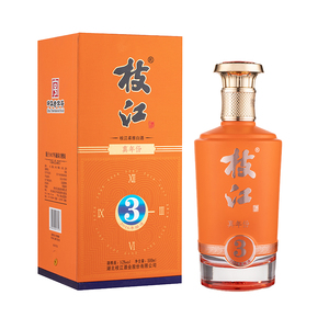 枝江真年份3浓香型白酒52度500ml单瓶纯粮固态发酵经典柔和窖藏